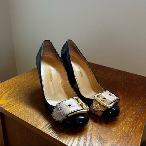 Russel & Bromley shoes heels leather size US 6 EU 36.5 - Picture 3 of 12